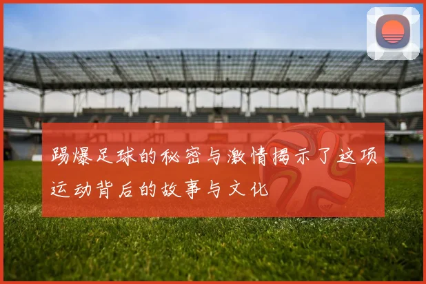 踢爆足球的秘密与激情揭示了这项运动背后的故事与文化